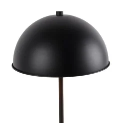 QAZQA Schlafzimmerlampen|Esszimmerlampen*Retro Tischlampe schwarz mit Gold - Magnax