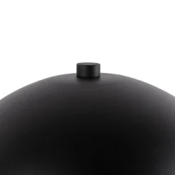 QAZQA Schlafzimmerlampen|Esszimmerlampen*Retro Tischlampe schwarz mit Gold - Magnax