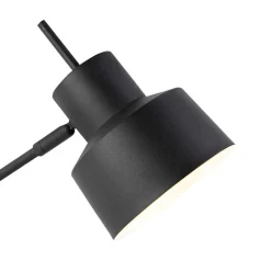 QAZQA Lampen Für Dein Homeoffice|Tischlampen*Retro Tischlampe schwarz - Chappie