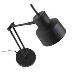 QAZQA Lampen Für Dein Homeoffice|Tischlampen*Retro Tischlampe schwarz - Chappie