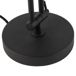 QAZQA Lampen Für Dein Homeoffice|Tischlampen*Retro Tischlampe schwarz - Chappie