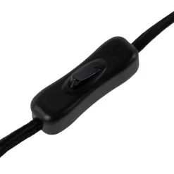 QAZQA Lampen Für Dein Homeoffice|Tischlampen*Retro Tischlampe schwarz - Chappie