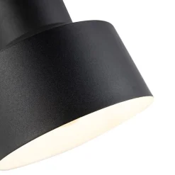 QAZQA Lampen Für Dein Homeoffice|Tischlampen*Retro Tischlampe schwarz - Chappie