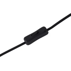 QAZQA Schlafzimmerlampen|Küchenlampen*Retro Tischleuchte Schwarz mit Bronzeglas - Bizle