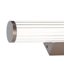 QAZQA Badezimmerlampen|Led-Wandleuchten*Retro Wandleuchte Bronze 40cm inkl. LED IP44 - Coco