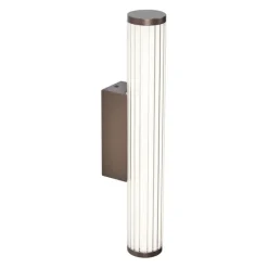 QAZQA Badezimmerlampen|Led-Wandleuchten*Retro Wandleuchte Bronze 40cm inkl. LED IP44 - Coco