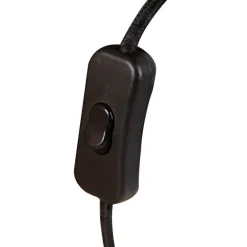 QAZQA Wandleuchten|Wohnzimmerlampen*Retro Wandleuchte Gold / Messing mit Schirm - Demi