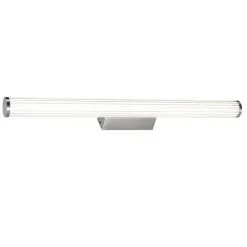 QAZQA Badezimmerlampen|Led-Wandleuchten*Retro Wandleuchte Gunmetal 80,4 cm inkl. LED IP44 - Coco