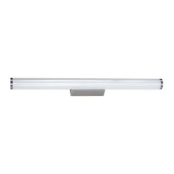 QAZQA Badezimmerlampen|Led-Wandleuchten*Retro Wandleuchte Gunmetal 80,4 cm inkl. LED IP44 - Coco