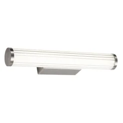 QAZQA Badezimmerlampen|Led-Wandleuchten*Retro Wandleuchte Gunmetal 40cm inkl. LED IP44 - Coco
