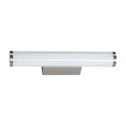 QAZQA Badezimmerlampen|Led-Wandleuchten*Retro Wandleuchte Gunmetal 40cm inkl. LED IP44 - Coco
