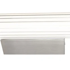 QAZQA Badezimmerlampen|Led-Wandleuchten*Retro Wandleuchte Gunmetal 40cm inkl. LED IP44 - Coco