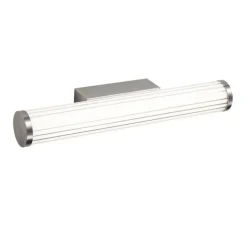 QAZQA Badezimmerlampen|Led-Wandleuchten*Retro Wandleuchte Gunmetal 40cm inkl. LED IP44 - Coco