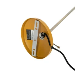 QAZQA Schlafzimmerlampen|Küchenlampen*Retro Wandleuchte Stahl Gelb mit Bronze - Milou