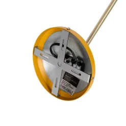 QAZQA Schlafzimmerlampen|Küchenlampen*Retro-Deckenleuchte Gelb mit Bronze - Milou