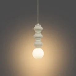 QAZQA Pendelleuchten|Wohnzimmerlampen*Retro-Hängelampe Beige mit mattiertem Glas - Fedde