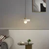 QAZQA Schlafzimmerlampen|Esszimmerlampen*Retro-Hängelampe Gold mit beigem Glas - Jina