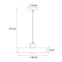 QAZQA Schlafzimmerlampen|Esszimmerlampen*Retro-Hängelampe Gold mit beigem Glas - Jina