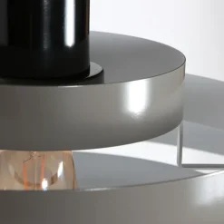 Steinhauer Pendelleuchten|Wohnzimmerlampen*Retro-Hängelampe Grün Rund - Halo Cirque