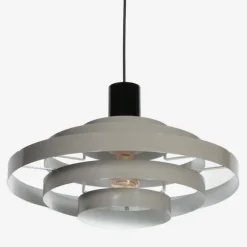 Steinhauer Pendelleuchten|Wohnzimmerlampen*Retro-Hängelampe Grün Rund - Halo Cirque