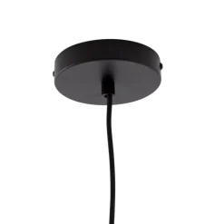 QAZQA Pendelleuchten|Wohnzimmerlampen*Retro-Hängelampe Orange - Felt