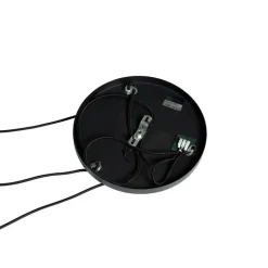 QAZQA Pendelleuchten|Wohnzimmerlampen*Retro-Hängelampe schwarz mit klarem Glas, rund, 3-flammig – Eclipse