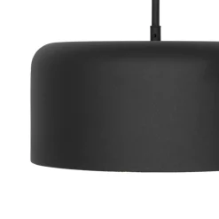 QAZQA Pendelleuchten|Wohnzimmerlampen*Retro-Hängelampe schwarz mit goldenem Innenleben – Jinte