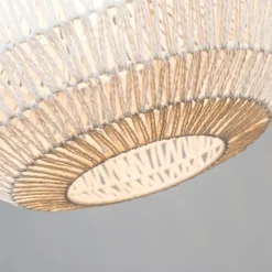 Kinder QAZQA Kinderzimmerlampen|Pendelleuchten*Retro-Hängelampe weiß 50 cm - Lina Cono 50