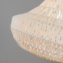 Kinder QAZQA Kinderzimmerlampen|Pendelleuchten*Retro-Hängelampe weiß 50 cm - Lina Cono 50