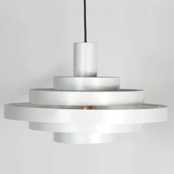 Steinhauer Pendelleuchten|Wohnzimmerlampen*Retro-Hängelampe Weiß Rund - Halo Cirque