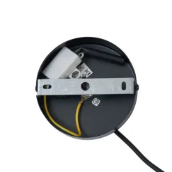 QAZQA Schlafzimmerlampen|Esszimmerlampen*Retro-Hängeleuchte schwarz mit grünem Glas - Denise