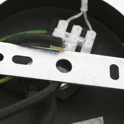 Anne Light & Home Pendelleuchten|Wohnzimmerlampen*Retro-Pendelleuchte Schwarz und Gold mit Glas-Innenleben - Flinter