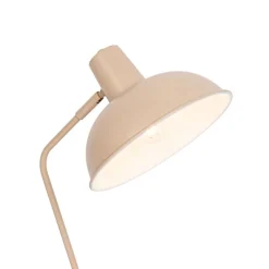 QAZQA Tischlampen|Wohnzimmerlampen*Retro-Tischlampe beige - Milou