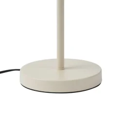 QAZQA Schlafzimmerlampen|Tischlampen*Retro-Tischleuchte Beige Stahl 45cm - Pauly