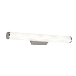QAZQA Badezimmerlampen|Led-Wandleuchten*Retro-Wandleuchte Gunmetal 60,4 cm inkl. LED IP44 - Coco