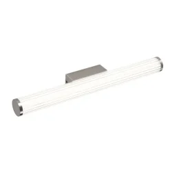 QAZQA Badezimmerlampen|Led-Wandleuchten*Retro-Wandleuchte Gunmetal 60,4 cm inkl. LED IP44 - Coco