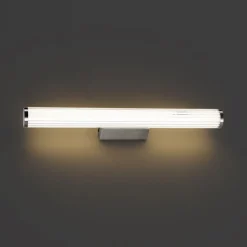 QAZQA Badezimmerlampen|Led-Wandleuchten*Retro-Wandleuchte Gunmetal 60,4 cm inkl. LED IP44 - Coco