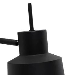 QAZQA Schlafzimmerlampen|Küchenlampen*Retro-Wandleuchte schwarz dreh- und neigbar - Chappie