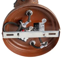 QAZQA Deckenstrahler|Aufbaustrahler*Robuster Spot rost 2-flammig - Sorra