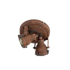 QAZQA Deckenstrahler|Aufbaustrahler*Robuster Spot rost 2-flammig - Sorra