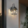 QAZQA Gartenbeleuchtung|Außenwandleuchten*Romantische Außenwandlaterne in Antiksilber – London