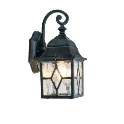 QAZQA Gartenbeleuchtung|Außenwandleuchten*Romantische Außenwandlaterne dunkelgrün - London