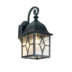 QAZQA Gartenbeleuchtung|Außenwandleuchten*Romantische Außenwandlaterne dunkelgrün - London