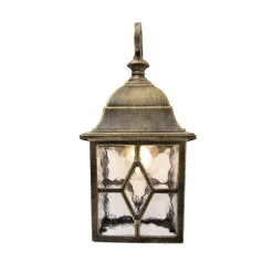 QAZQA Gartenbeleuchtung|Laternen Außen*Romantische Außenwandleuchte Bronze - London