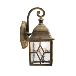 QAZQA Gartenbeleuchtung|Laternen Außen*Romantische Außenwandleuchte Bronze - London