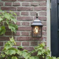 QAZQA Gartenbeleuchtung|Laternen Außen*Romantische Außenwandleuchte Bronze - London