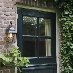 QAZQA Gartenbeleuchtung|Laternen Außen*Romantische Außenwandleuchte Bronze - London