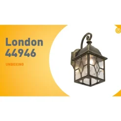 QAZQA Gartenbeleuchtung|Laternen Außen*Romantische Außenwandleuchte Bronze - London