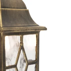 QAZQA Gartenbeleuchtung|Laternen Außen*Romantische Außenwandleuchte Bronze - London