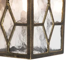 QAZQA Gartenbeleuchtung|Laternen Außen*Romantische Außenwandleuchte Bronze - London